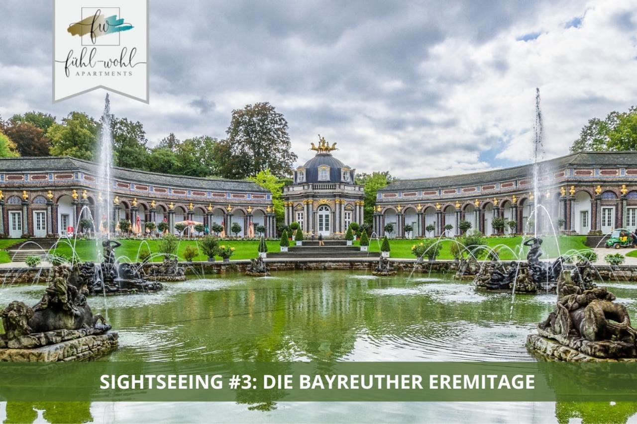 Ferienhaus Fantaisie - Wohnen Nahe Schlosspark -Stadtgrenze Bayreuth Fuer 1-5 Pers, Hunde Willkommen, Voll Eingezaeunt Eckersdorf Kültér fotó