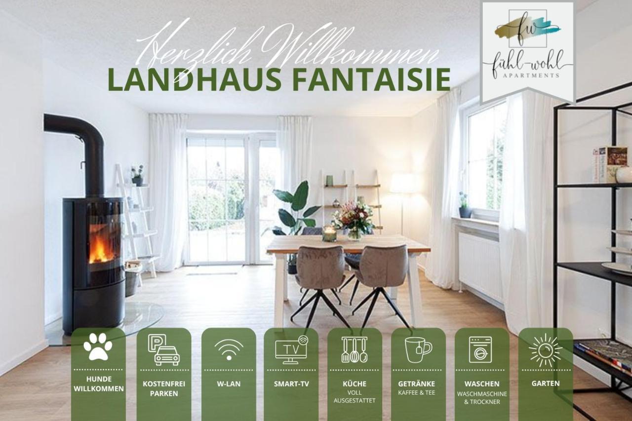 Ferienhaus Fantaisie - Wohnen Nahe Schlosspark -Stadtgrenze Bayreuth Fuer 1-5 Pers, Hunde Willkommen, Voll Eingezaeunt Eckersdorf Kültér fotó